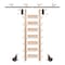 Meadow Lane Ladder 92 in. Pre-Finished Maple Bronze Hook with 8 ft. Rail Kit EG.300-92MA-08.07-PF - alternate 1